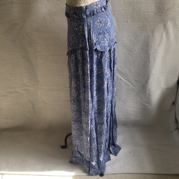 Spell LAST CALL! Skirt Sz L Peekaboo Maxi Mini - Picture 8 of 8